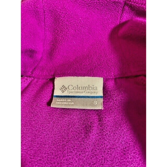 Columbia 1/4 Zip Pullover Top Magenta Womens Size Small - Picture 5 of 12